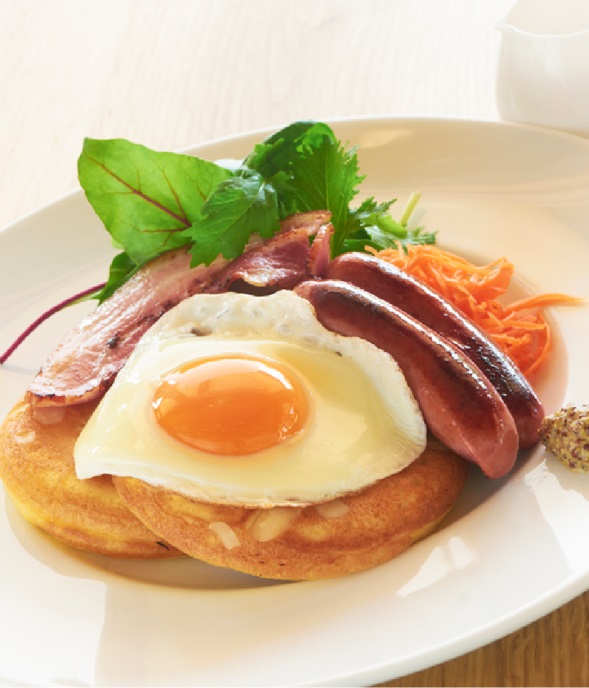 お食事パンケーキ